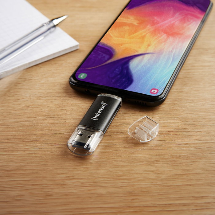 Intenso Twist Line 512GB USB-C & USB-A Antracita Intenso Twist Line 512GB USB-C & USB-A Antracita