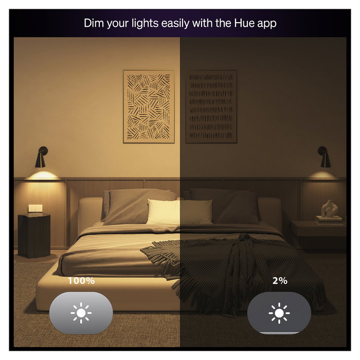 Philips WCA 345 GU10 3P Bombilla LED Esencial Blanca Cálida Regulable Inteligente Compatible con App y Voz