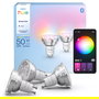 Philips WCA 345 GU10 3P Bombilla LED Esencial Blanca Cálida Regulable Inteligente Compatible con App y Voz
