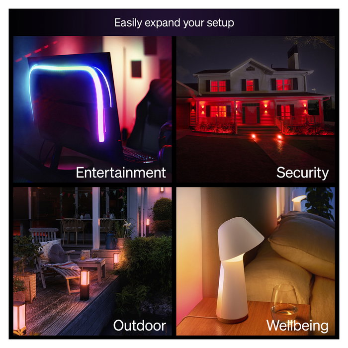 Philips WCA 345 GU10 3P Bombilla LED Esencial Blanca Cálida Regulable Inteligente Compatible con App y Voz