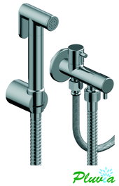 Pluvia Ducheta Conjunto Higiénico 1 Agua WC/Bidé con Flexo 1.2 m