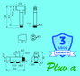 Pluvia Ducheta Conjunto Higiénico 1 Agua WC/Bidé con Flexo 1.2 m