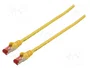 GOOBAY Patch Cord Cat 6 S/FTP 1,5m Amarillo
