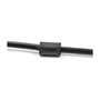 DeLOCK Núcleo de ferrita para cables redondos de 11 mm, 2 unidades, negro