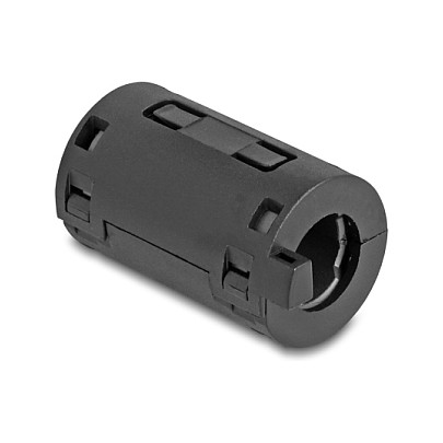 DeLOCK Núcleo de ferrita para cables redondos de 11 mm, 2 unidades, negro DeLOCK Núcleo de ferrita para cables redondos de 11 mm, 2 unidades, negro