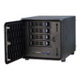 Inter-Tech IPC SC-4100 NAS Rack 1U Servidor Mini-ITX Negro Acero