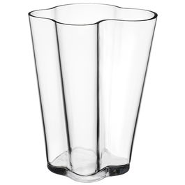 Iittala Jarrón Clear Alvar Aalto Cristal Soplado Altura 27 cm (2 Unidades)