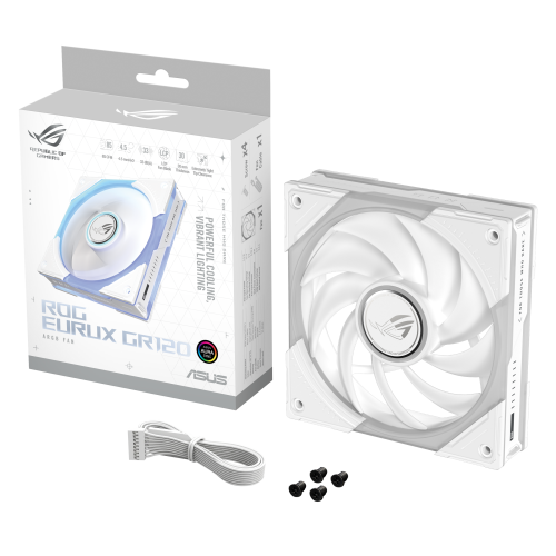 ASUS ROG Eurux GR120 ARGB Ventilador Blanco ASUS ROG Eurux GR120 ARGB Ventilador Blanco