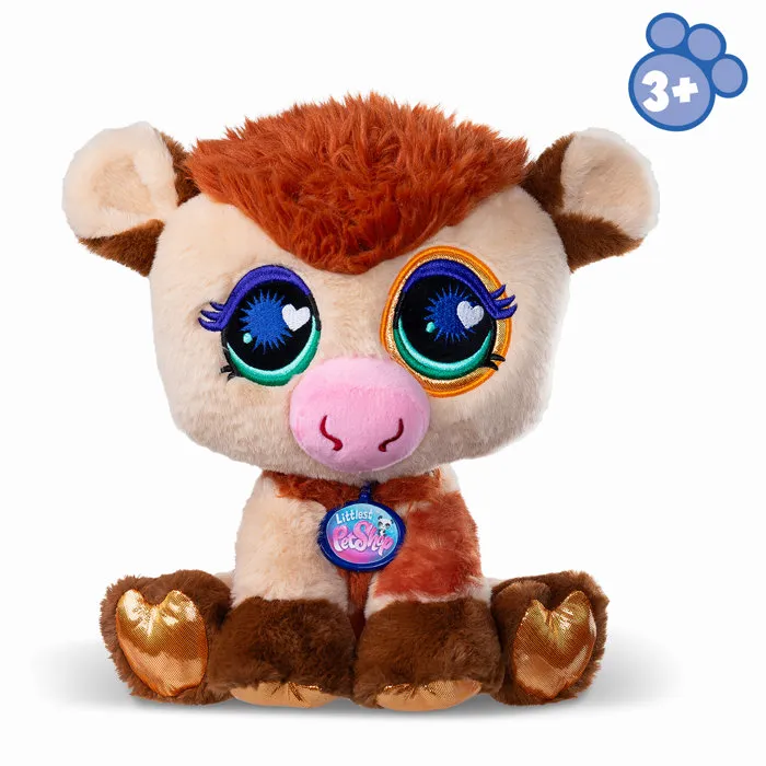 Bandai Deluxe Littlest Pet Shop Peluche Vaca BF00666 de 25 cm