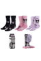 Cerdá Pack de 3 Calcetines Hello Kitty y Kuromi Talla 36-43