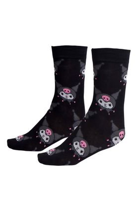 Cerdá Pack de 3 Calcetines Hello Kitty y Kuromi Talla 36-43