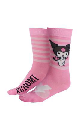 Cerdá Pack de 3 Calcetines Hello Kitty y Kuromi Talla 36-43