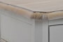 DKD Home Decor Mesita de Noche Versalles3 Madera Blanco y Natural