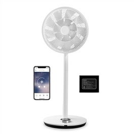 Duux DXCF13 Ventilador de Sobremesa o Pie Silencioso Flex Smart Blanco