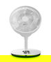 Duux DXCF13 Ventilador de Sobremesa o Pie Silencioso Flex Smart Blanco