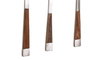 DKD Home Decor Set de Cubertería Inox y Acacia de 16 Piezas Natural y Plateado