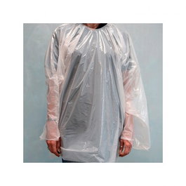 Bifull Kimono Poncho de polietileno blanco talla M (Pack 25 unidades)