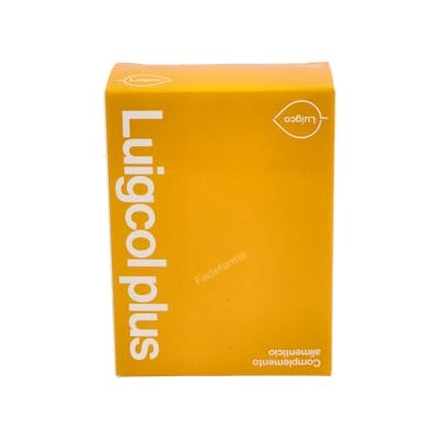 LUIGCO Luigcol Plus 60 Cápsulas con Levadura de Arroz Rojo, Pectina de Manzana y Berberina