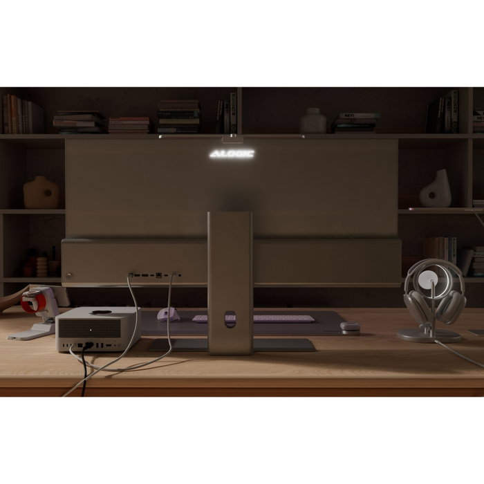 Alogic EDGE 40 Monitor Ultrapanorámico UWQHD Gris Space Gray (40C2KPDSGR) lifetyle-ready IPS 100Hz USB-C Hub