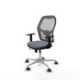 PIQUERAS Y CRESPO Silla de oficina Jorquera Gris con mecanismo Sincro/Traslack