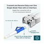 TP-LINK TL-SM321B Transceiver SFP, Fibra Óptica Gigabit 1250 Mbps 1000Base-BX, LC/UPC 9/125 µm, 1310nm TX / 1550nm RX, para Distancias hasta 10 km