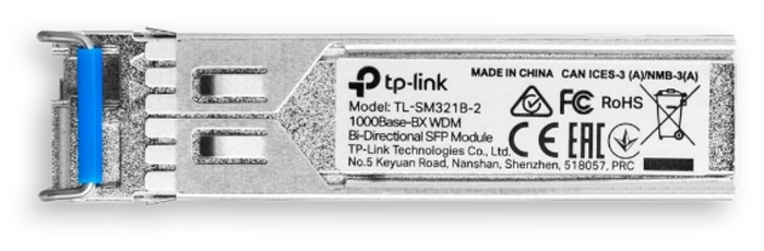 TP-Link TL-SM321B Módulo transceptor SFP de fibra óptica monomodo Gigabit