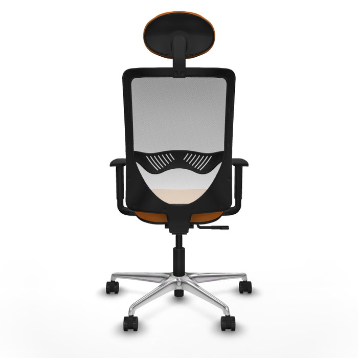 PIQUERAS Y CRESPO Silla de oficina Zulema Naranja y Blanco PIQUERAS Y CRESPO Silla de oficina Zulema Naranja y Blanco