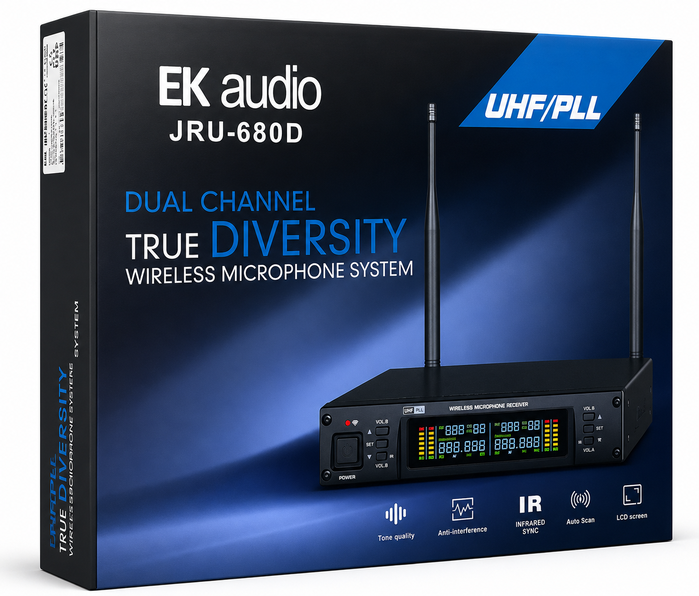 Ek Sistema Inalámbrico Duo de Mano JRU680D