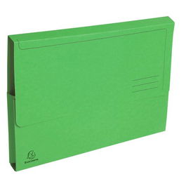 Subcarpeta Exacompta Forever (Bolsa Fuelle 32Mm) 290G A4 Verde Paquete De 10