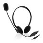Ewent EW3567 Auriculares de Diadema con Micrófono Negro