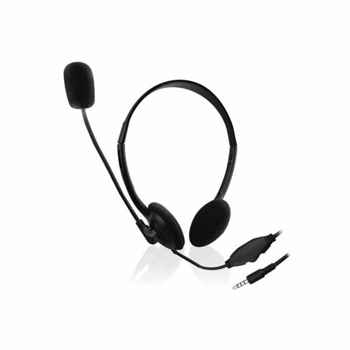 Ewent EW3567 Auriculares de Diadema con Micrófono Negro