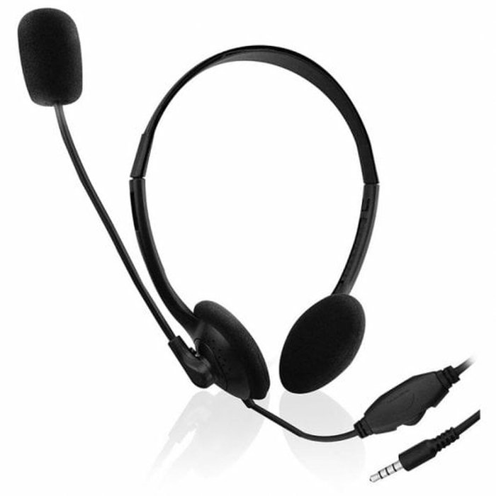 Ewent EW3567 Auriculares de Diadema con Micrófono Negro