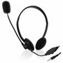 Ewent EW3567 Auriculares de Diadema con Micrófono Negro