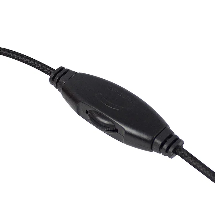Ewent EW3567 Auriculares Diadema Alámbricos con Micrófono Boom para Llamadas y Música, Color Negro, Supraaural, Conector 3.5 mm, Cable 2.1 m