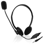 Ewent EW3567 Auriculares de Diadema con Micrófono Negro