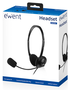 Ewent EW3567 Auriculares de Diadema con Micrófono Negro