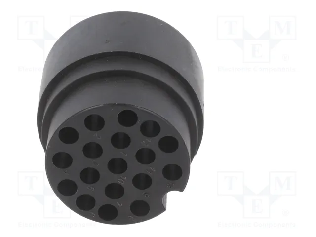 HARTING Conector redondo macho UIC558 de 13 pines