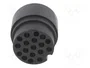 HARTING Conector redondo macho UIC558 de 13 pines