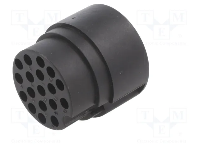 HARTING Conector redondo macho UIC558 de 13 pines