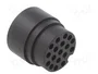 HARTING Conector redondo macho UIC558 de 13 pines