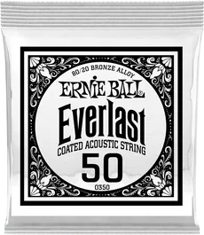 Ernie Ball Cuerda Acústica Everlast CT 80/20 Bronze 050 (Set de 6) (Set de 6)