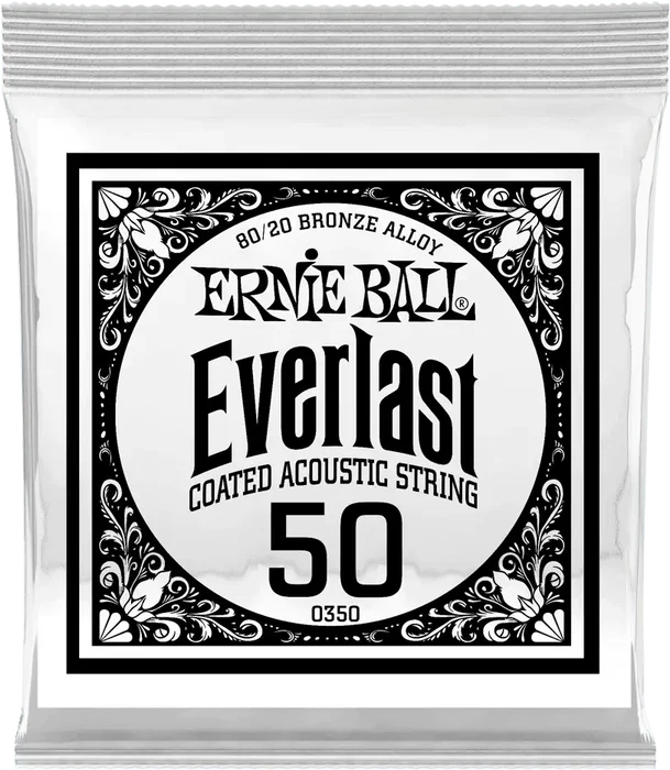 Ernie Ball Cuerda Acústica Everlast CT 80/20 Bronze 050 (Set de 6) (Set de 6)
