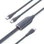 Vention CTMBG Cable USB Tipo-C Macho a 2x USB Tipo-C Macho, 1.5 Metros, Negro