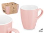Vessia Set 4 Tazas Rosa 410 ml Porcelana 20x11.7x18.5 cm (Set de 6)