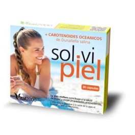 VITAL 2000 Sol-Vi-Piel 30Cap. Salud de la Piel y Propiedades Antioxidantes con Uva, Dunaliella y Vitaminas C y E
