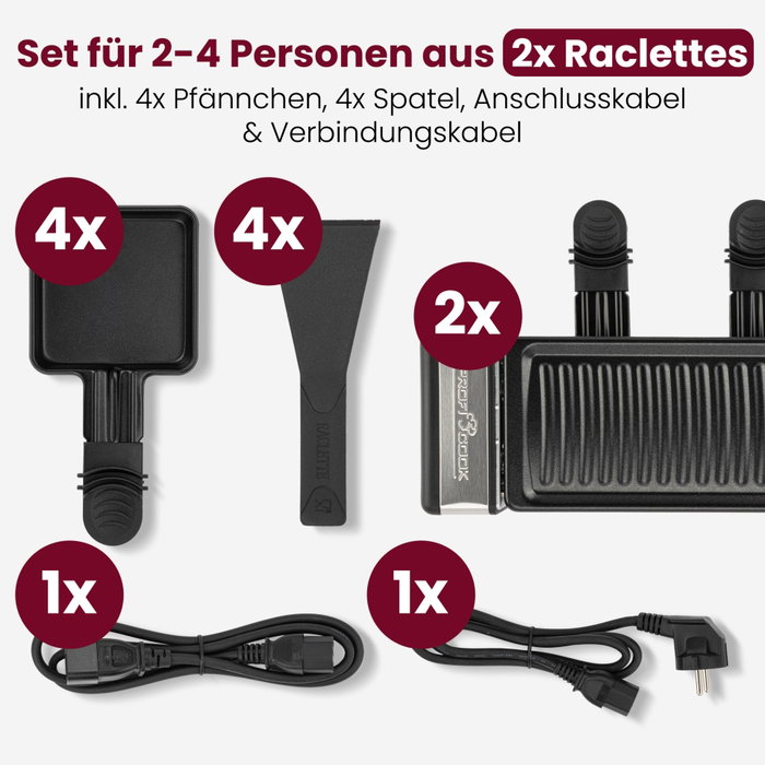 Proficook PC-RG 1324 Raclette-Grill de acero inoxidable