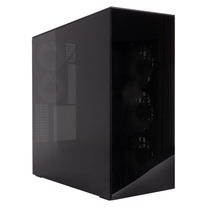 ARCTIC Xtender Torre Gaming Midi PC con Ventana de Vidrio Templado Negro, Refrigeración Líquida, RGB, EATX, Hasta GPU 48.2 cm, Sin Fuente