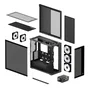 ARCTIC Xtender Black (Tinted Glass) Midi Tower Negro