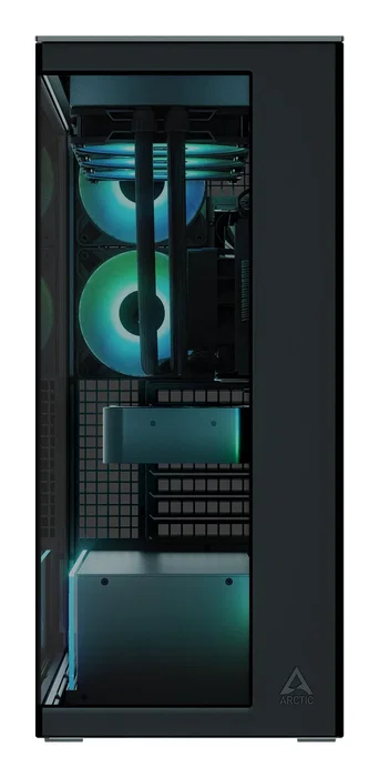 ARCTIC Xtender Black (Tinted Glass) Midi Tower Negro