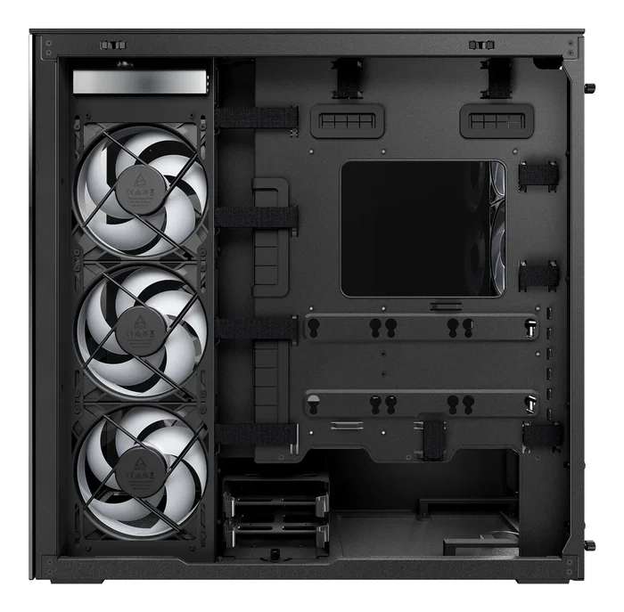ARCTIC Xtender Black (Tinted Glass) Midi Tower Negro